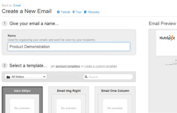 create-email-campaign-Hubspot-online-marketing-tool