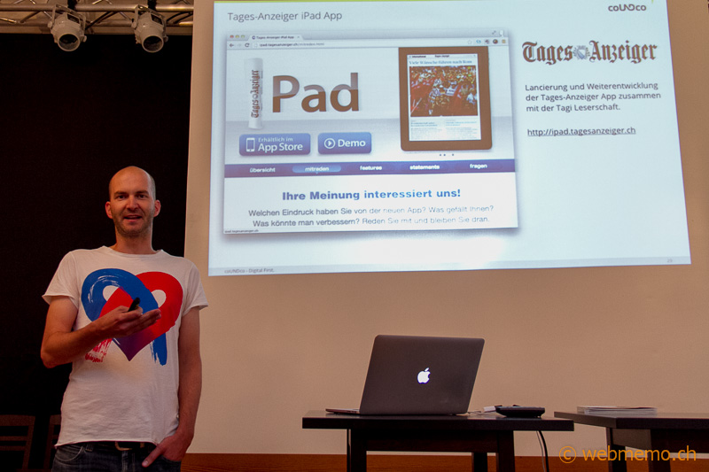 Attraktive iPad-Kampagne des Tagesanzeigers